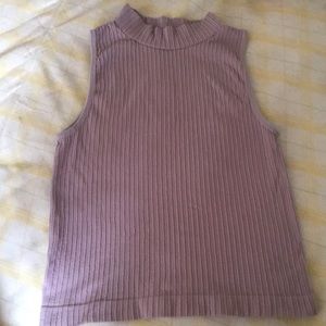 HIGH NECK CROP TOP